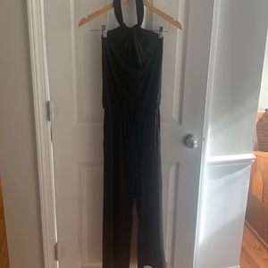 Jessica Simpson halter jersey jumpsuit, XS